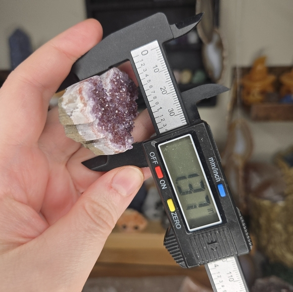 Rainbow Amethyst Butterfly Crystal Cluster - Picture 4 of 4